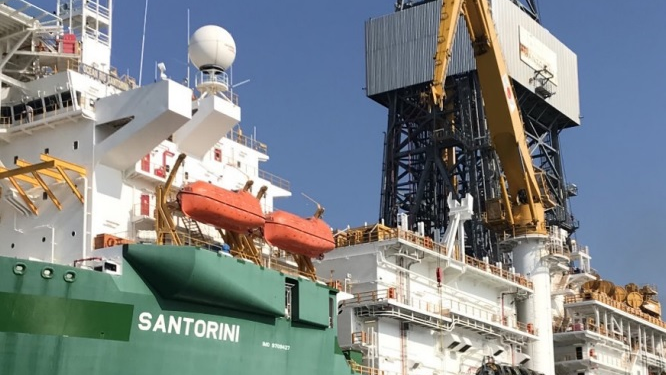 Santorini Drillship Saipem