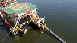 Saipem has responsibility for construction of landfalls and will deploy the pipelay barge Castoro 10 for the project. Saipem has responsibility for construction of landfalls and will deploy the pipelay barge Castoro 10 for the project.
