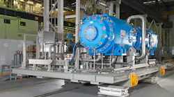 Two HOFIM motor-compressor systems will be deployed for an unmanned gas production platform. Two HOFIM motor-compressor systems will be deployed for an unmanned gas production platform.