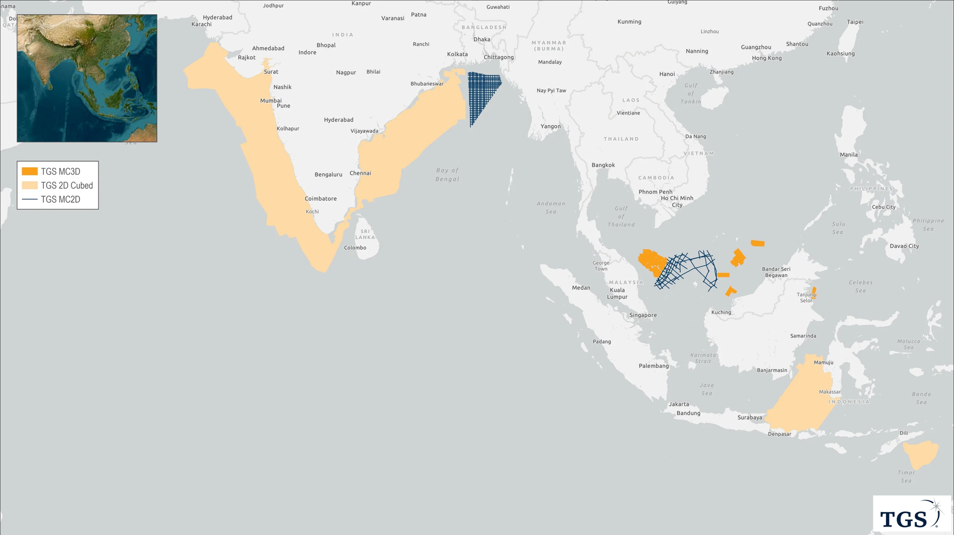 Tgs Southeast Asia Map
