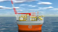 The Cambo field development project will feature a Sevan cylindrical FPSO. The Cambo field development project will feature a Sevan cylindrical FPSO.