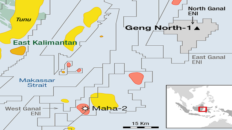 Eni has announced what it describes as a &ldquo;significant gas discovery&rdquo; from the Geng North-1 exploration well drilled in North Ganal PSC, about 85 km off the coast of East Kalimantan in Indonesia.