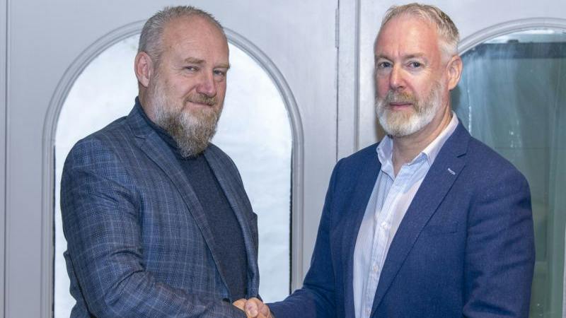 Bjornar Iversen (left) and Jon Oliver Bryce (right)