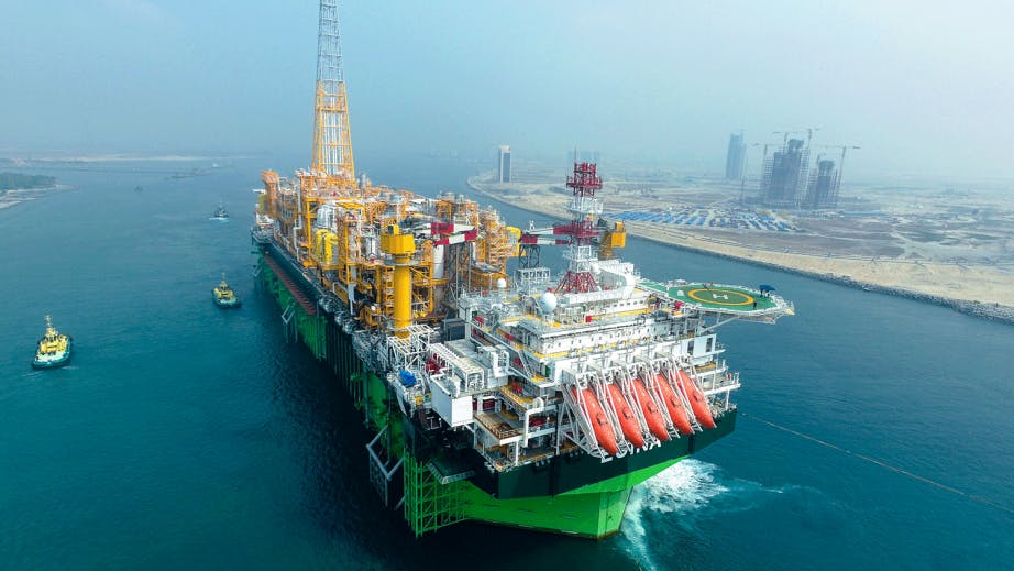 Located about 130 km offshore Nigeria at water depths of more than 1,500 m, TotalEnergies says the Egina oil field is one of its most ambitious ultradeep offshore projects.