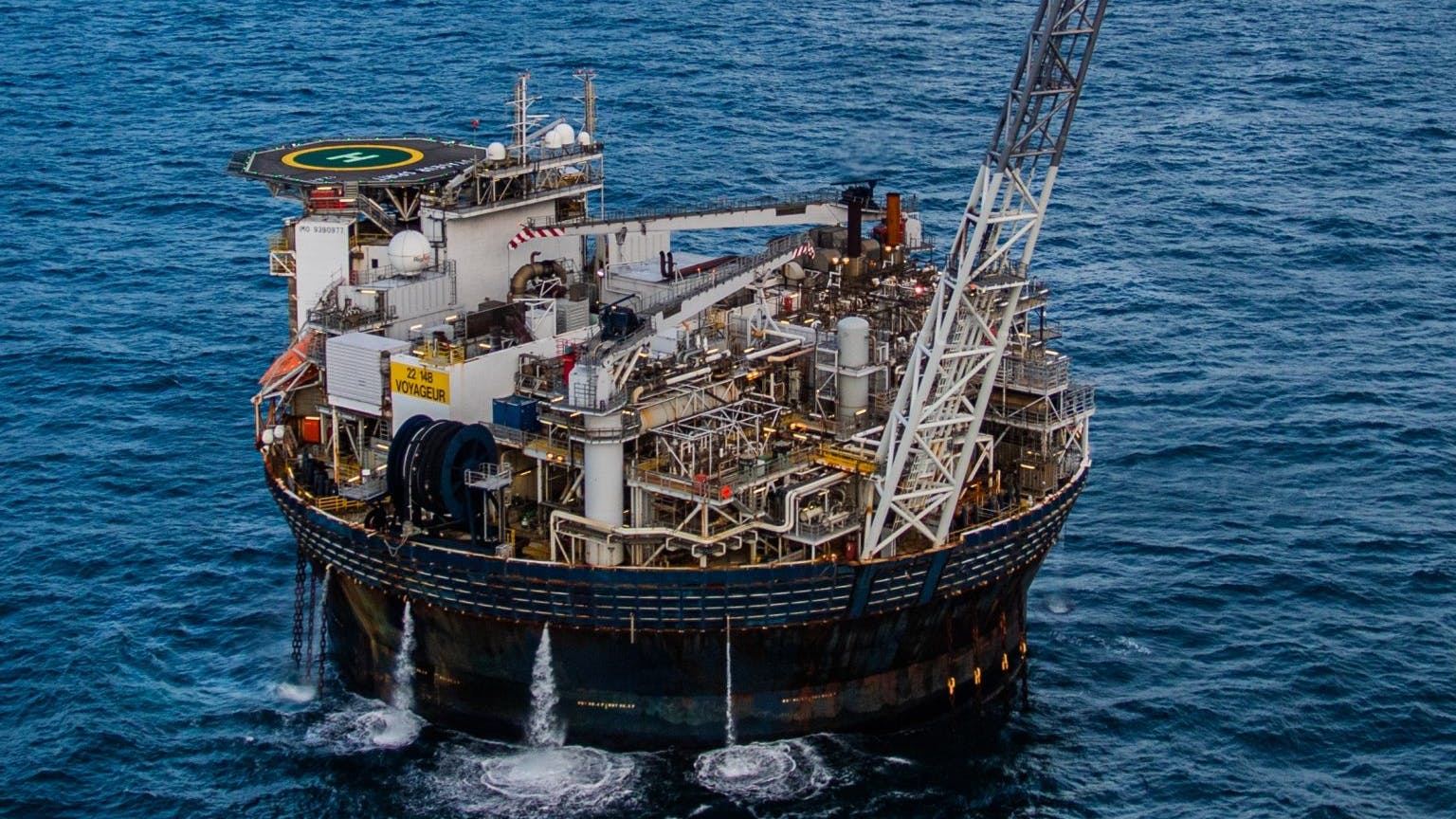 The FPSO Voyageur Spirit, which formerly operated in the North Sea is undergoing modifications for extended service at Eni&rsquo;s Baleine oilfield offshore C&ocirc;te d&rsquo;Ivoire.