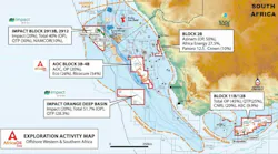 Africa Oil map Africa Oil map
