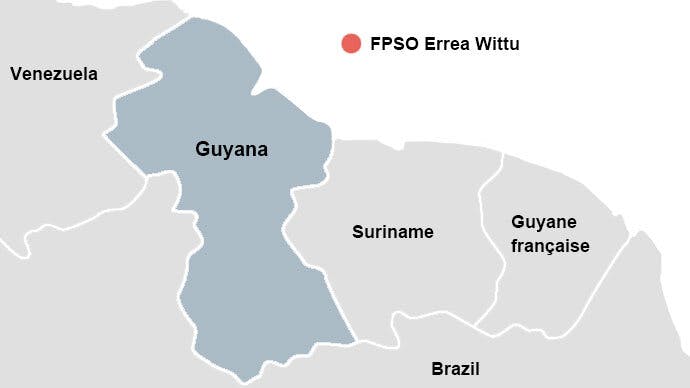 FPSO Errea Wittu is currently under construction.