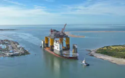 Shell’s Whale FPU arrived in the Gulf of Mexico aboard the heavy transport vessel Boka Vanguard in November 2023. Shell’s Whale FPU arrived in the Gulf of Mexico aboard the heavy transport vessel Boka Vanguard in November 2023.