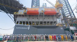 About a month ago, Lamprell hosted the naming ceremony of the Kingdom 2 jackup rig at the Hamriyah facility. Kingdom 2 marks the 30th jackup drilling unit constructed by Lamprell. About a month ago, Lamprell hosted the naming ceremony of the Kingdom 2 jackup rig at the Hamriyah facility. Kingdom 2 marks the 30th jackup drilling unit constructed by Lamprell.