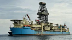 Trident Equatorial Guinea Inc., as operator of Block G in the Ceiba and Okume complex fields, announced on its LinkedIn July 3 the arrival of the Noble Venturer drillship at Luba port and the recommencing of the drilling campaign. Trident Equatorial Guinea Inc., as operator of Block G in the Ceiba and Okume complex fields, announced on its LinkedIn July 3 the arrival of the Noble Venturer drillship at Luba port and the recommencing of the drilling campaign.
