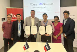 Representatives from ABS and Seatrium met in Singapore for the contract signing. Representatives from ABS and Seatrium met in Singapore for the contract signing.