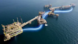 Deployed at the NASR Field, the RoboWell technology uses AI algorithms to autonomously operate wells, which is designed to maximize efficiency and minimize emissions. Deployed at the NASR Field, the RoboWell technology uses AI algorithms to autonomously operate wells, which is designed to maximize efficiency and minimize emissions.