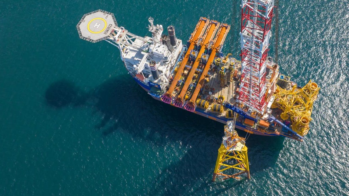 As another example, for KENC&rsquo;s sea-fastening scope on the Saint-Brieuc project, the company said several support vessels were mobilized at different stages to carry out the work as it progressed, from drilling of foundations, grouting, installation of casing and then the installation of jackets.