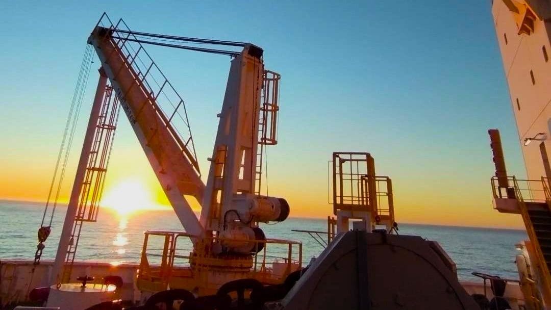 Volney Fernandes Jr, boatswain on VALARIS DS-17, shares a sunset photo from the rig with his company.