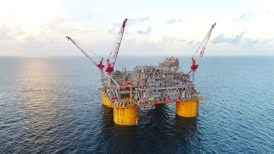 Appomattox, a deepwater oil and gas project, is Shell&rsquo;s floating platform in the Gulf of Mexico.