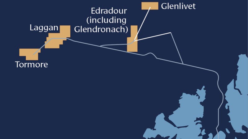 Greater Laggan Area (GLA), west of Shetland