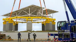 The first full-scale prototype of XolarSurf was launched at sea this week. The first full-scale prototype of XolarSurf was launched at sea this week.