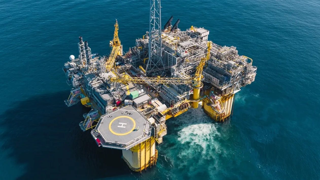 Troll C platform in the North Sea
