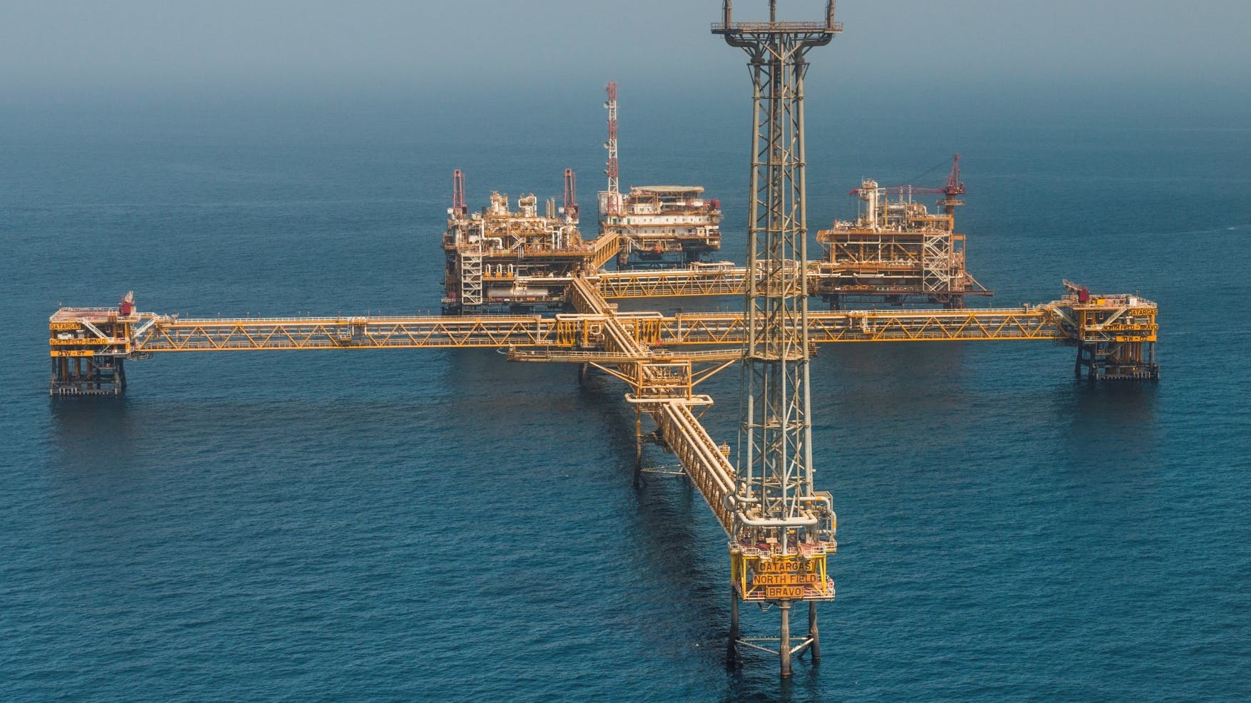 Qatar Energy offshore platform
