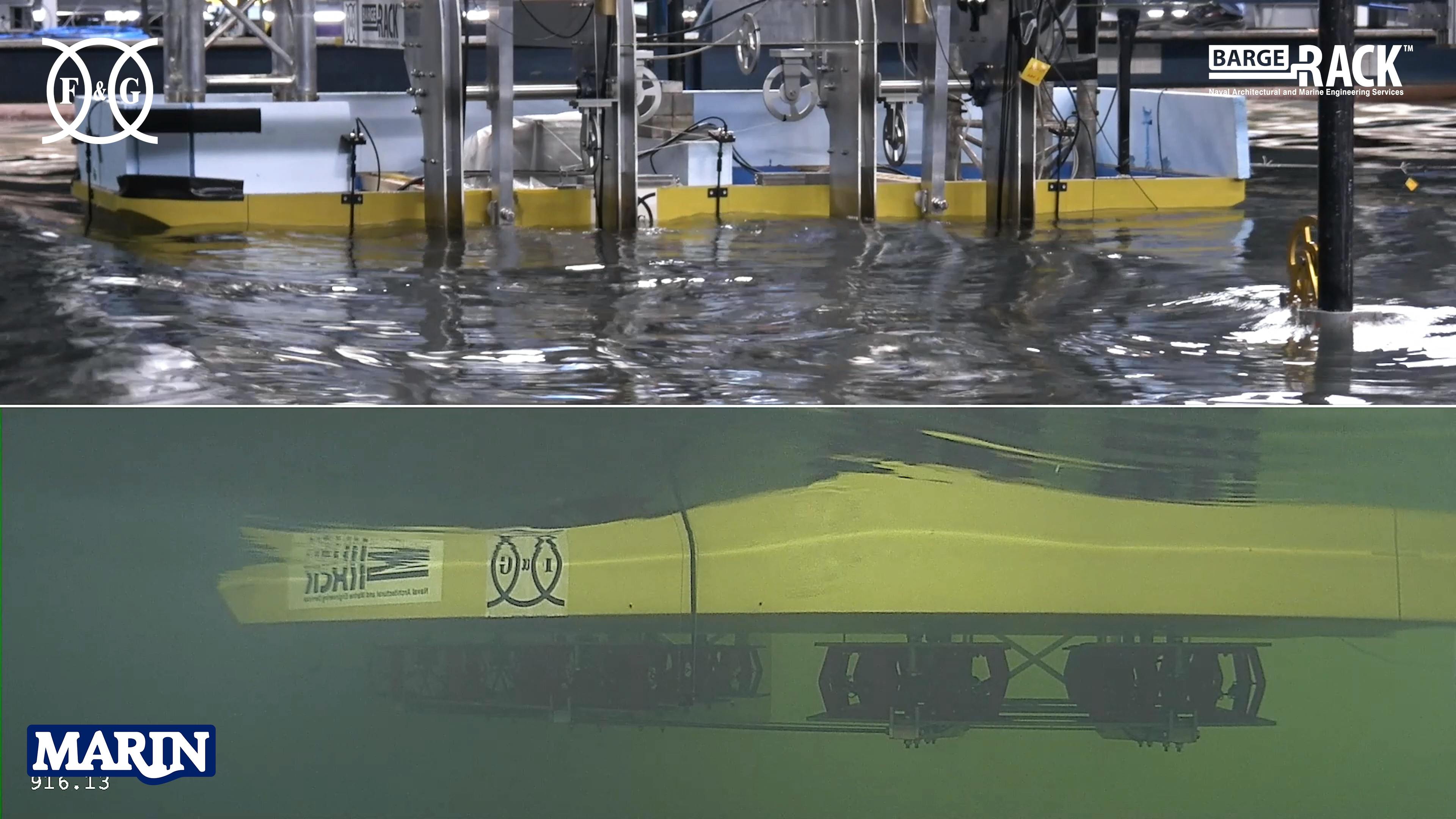 Friede & Goldman announces successful completion of BargeRack model testing