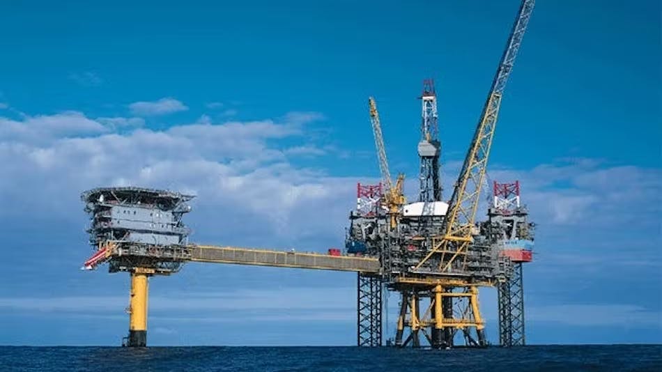 Harold platform in the Danish North Sea