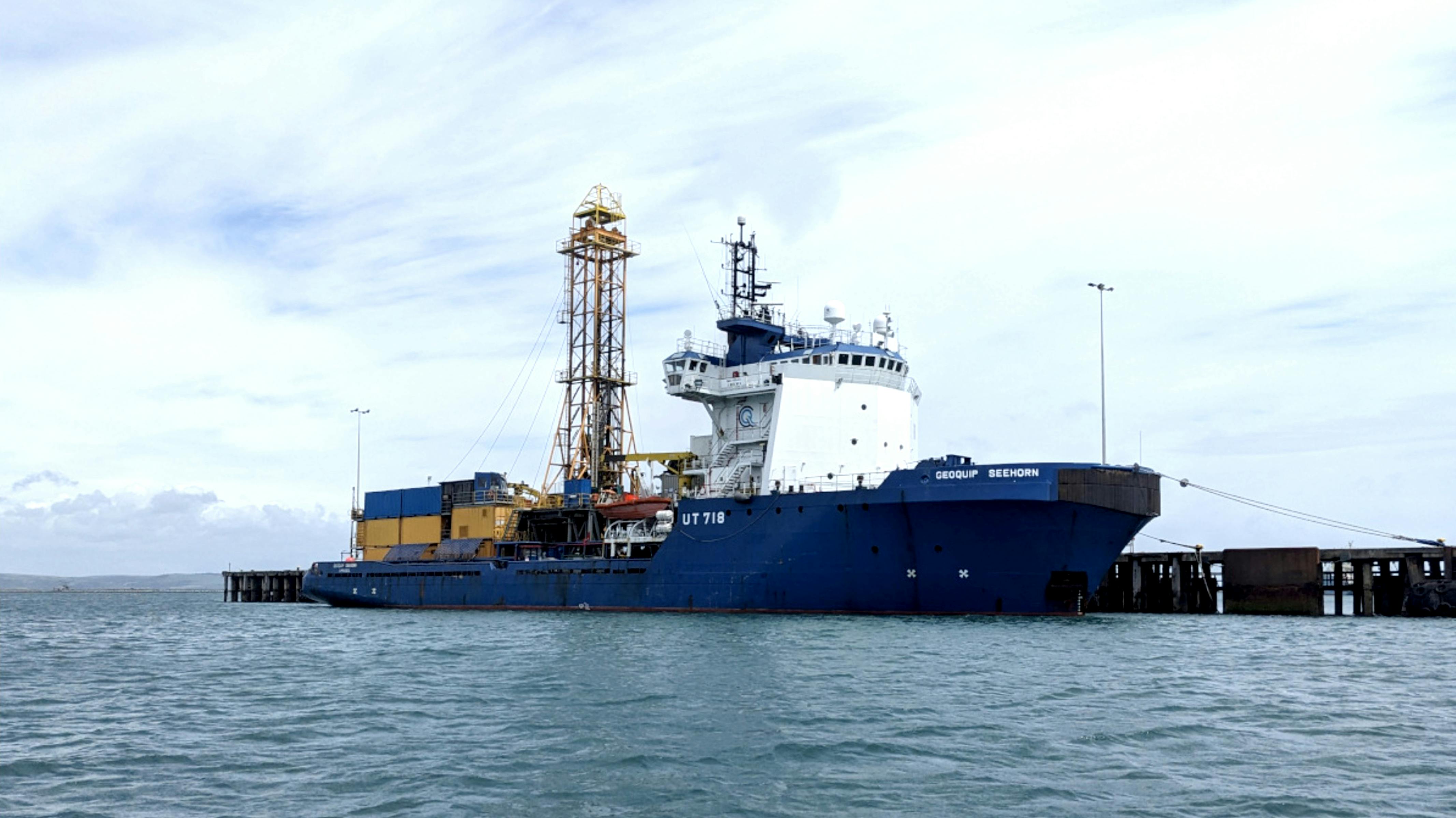 Geoquip Seehorn geotechnical survey vessel