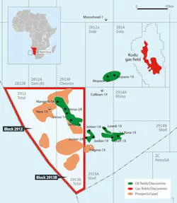 Map of Africa Oil's offshore Namibia assets (as of May 2024) Map of Africa Oil's offshore Namibia assets (as of May 2024)