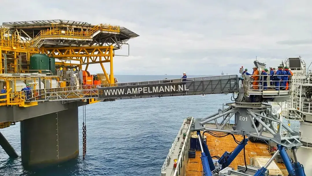 E-type motion compensated gangway