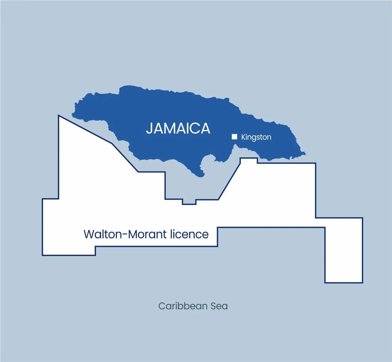 United's Jamaica 2022 map