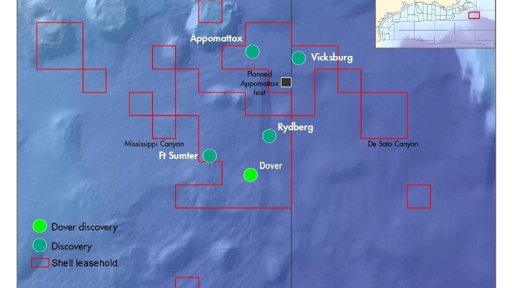 Shell announces Dover field startup