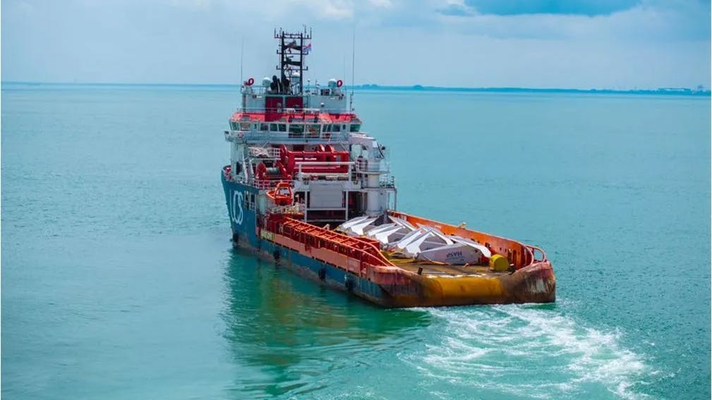 Mooreast multi-buoy mooring offshore the Gulf of Thailand
