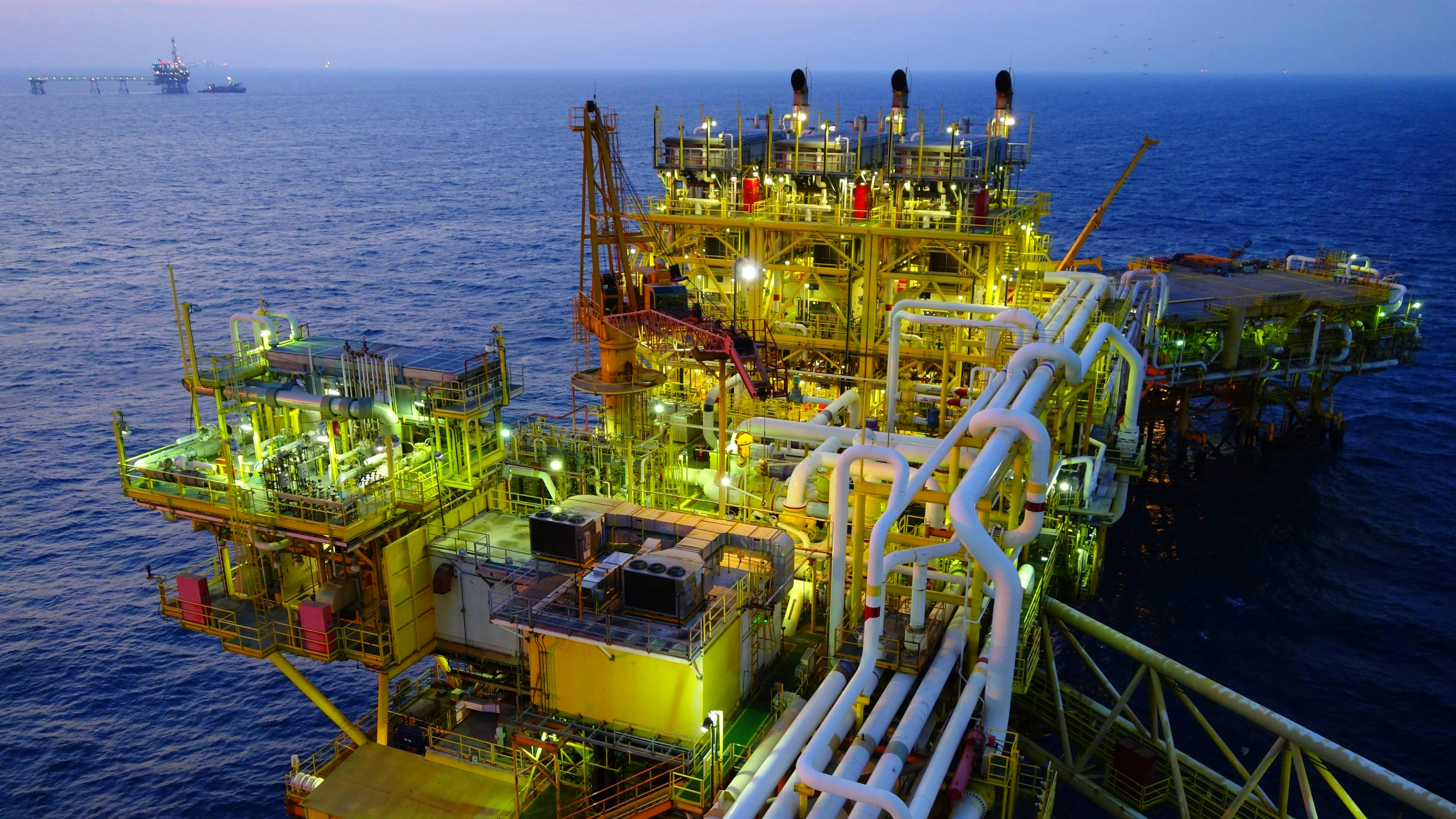 Offshore platform in the Gulf of Mexico