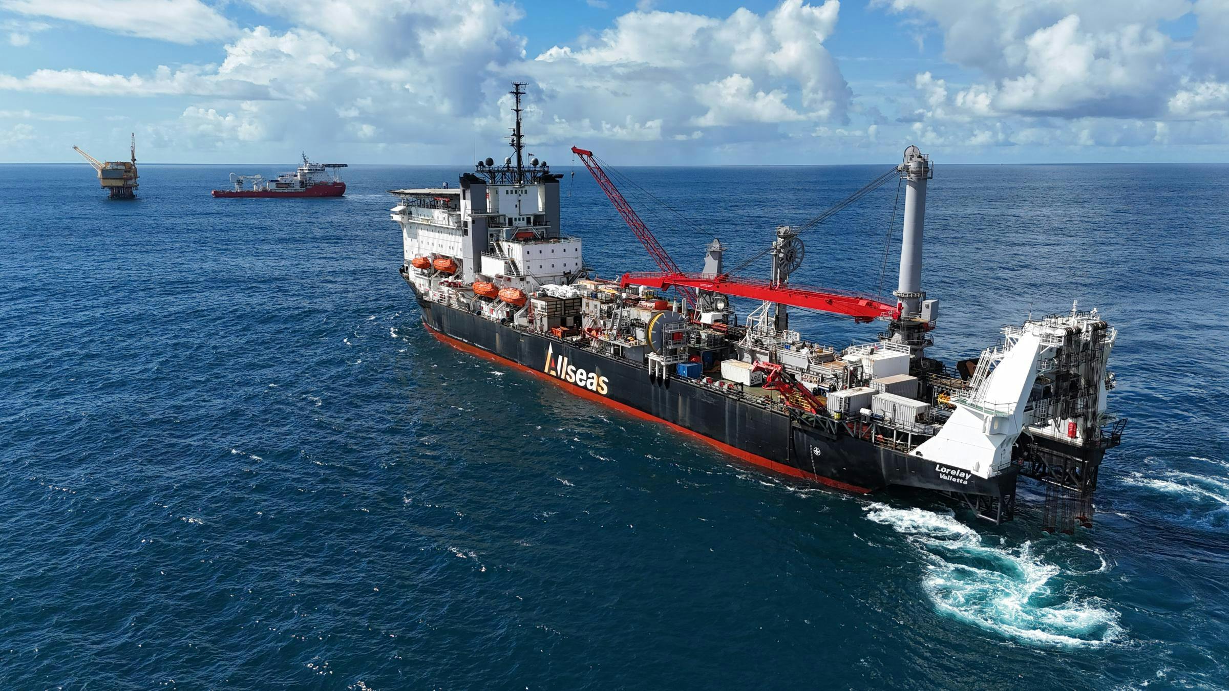 Lorelay pipelay vessel