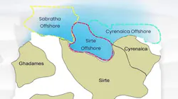 Libyan National Oil Corporation (NOC) map Libyan National Oil Corporation (NOC) map