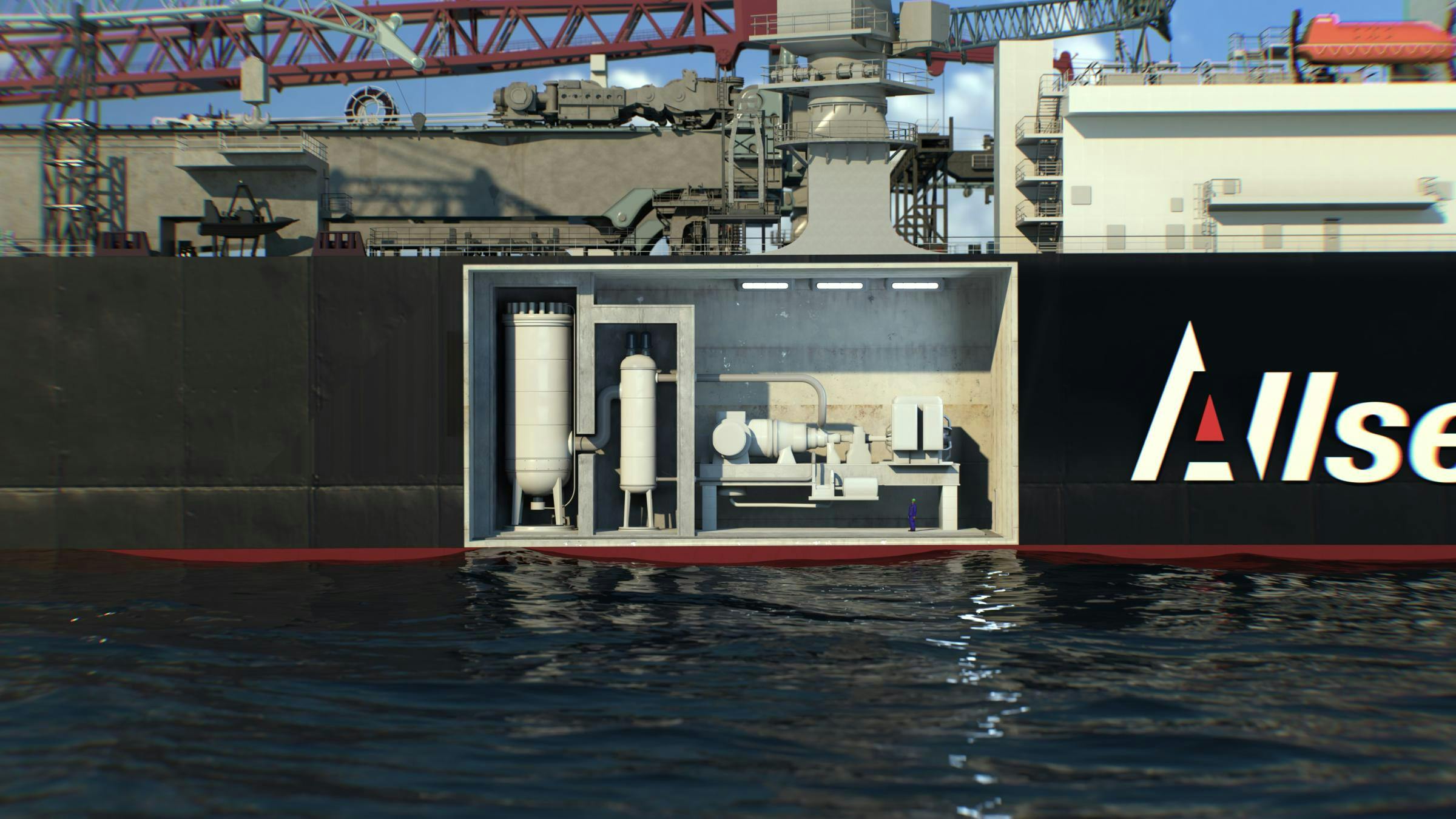 Allseas has launched a five-year plan to design, develop and deploy a small modular reactor tailored for integration into offshore vessels and for onshore use.