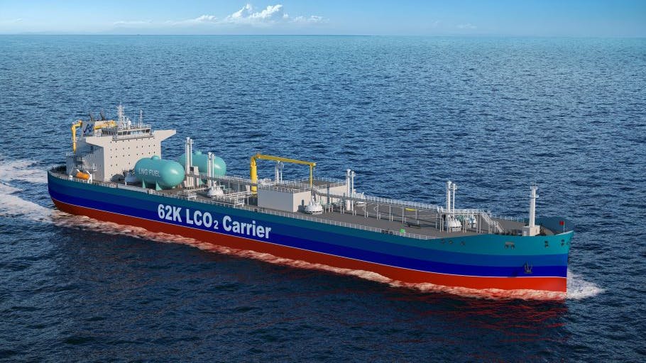 Illustration of the LCO₂ Carrier