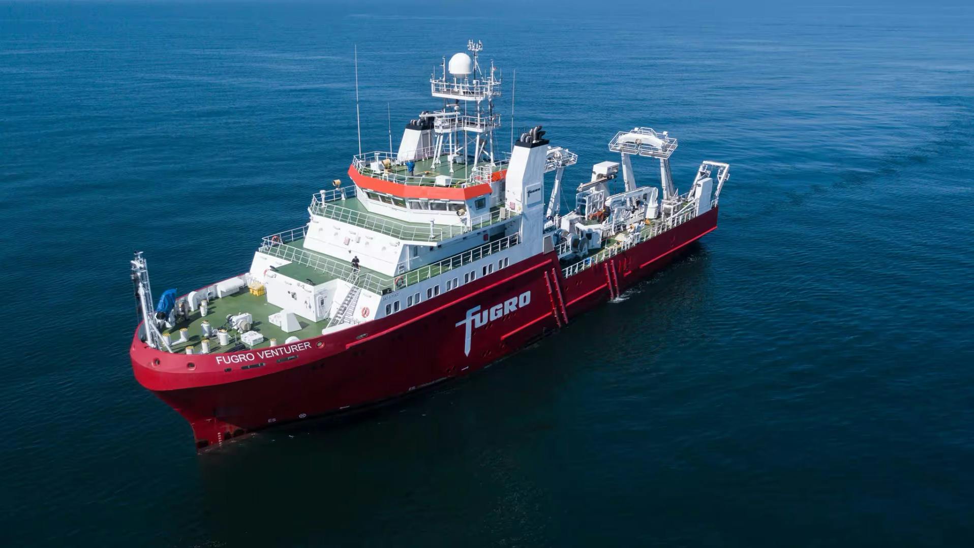 Fugro Venturer vessel offshore.