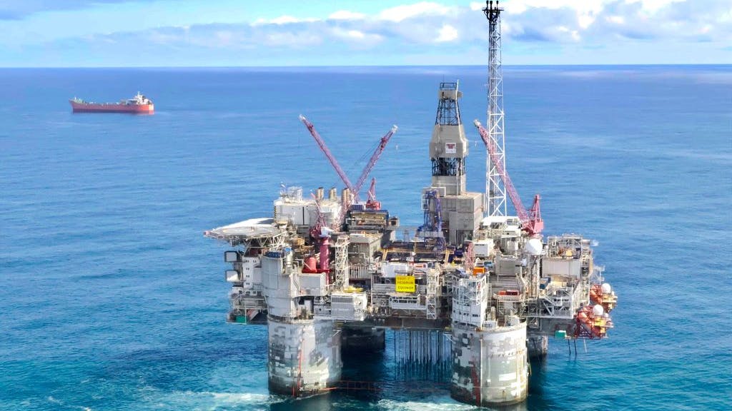 Equinor's offshore Heidrun TLP.