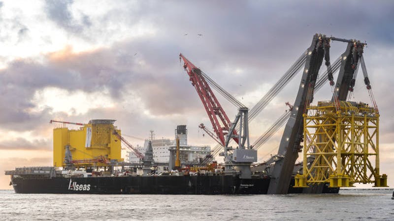 Lankhorst High-Capacity Slings for Allseas Jacket Lifting System