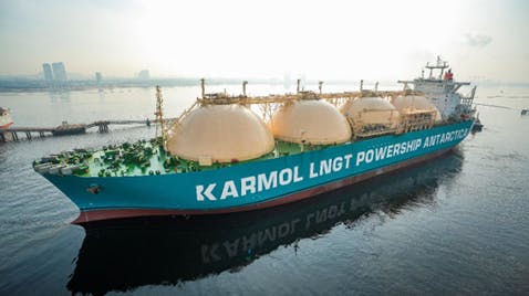 Karmol LNGT Powership Antarctica FSRU