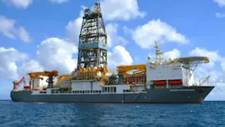 Valaris drillship offshore Brazil Valaris drillship offshore Brazil