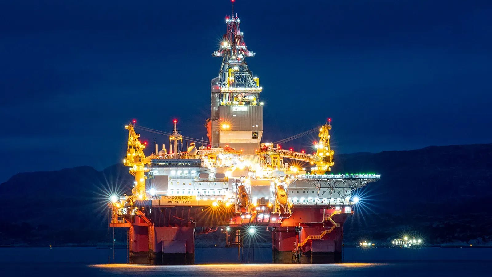 Transocean Equinox offshore drilling rig