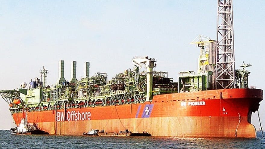 BW Pioneer FPSO in the Gulf of Mexico