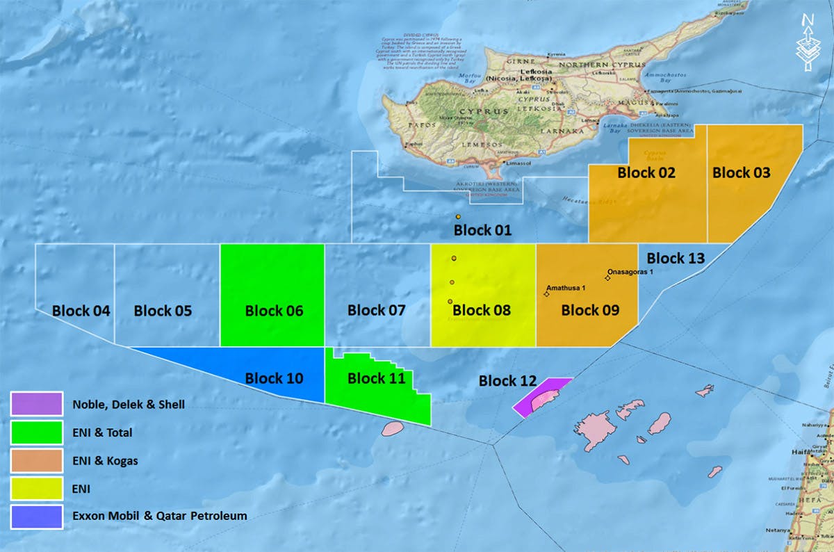 Chevron-led partnership commits to FEED for Aphrodite gas project offshore Cyprus