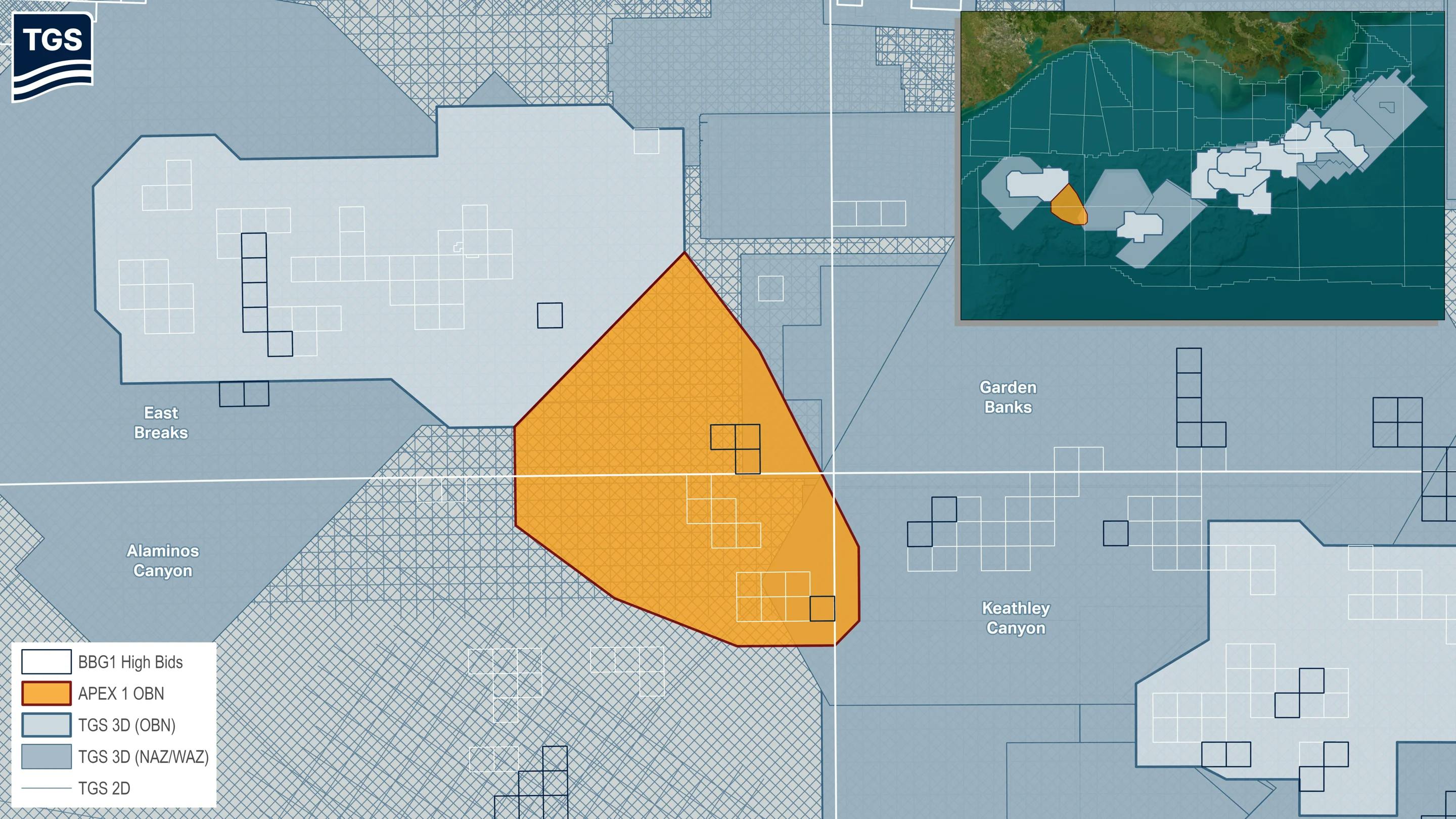 APEX 1 OBN survey map