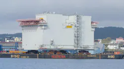 Dogger Bank C substation at dock Dogger Bank C substation at dock