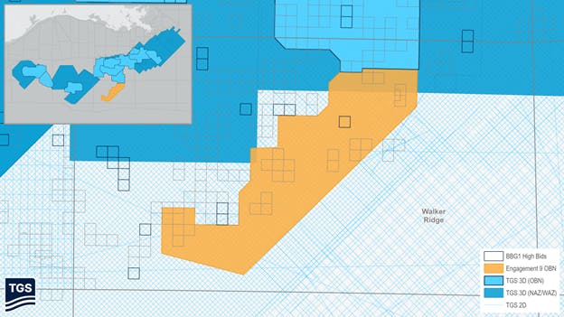 Map: Engagement Phase 9 in the Gulf of Mexico