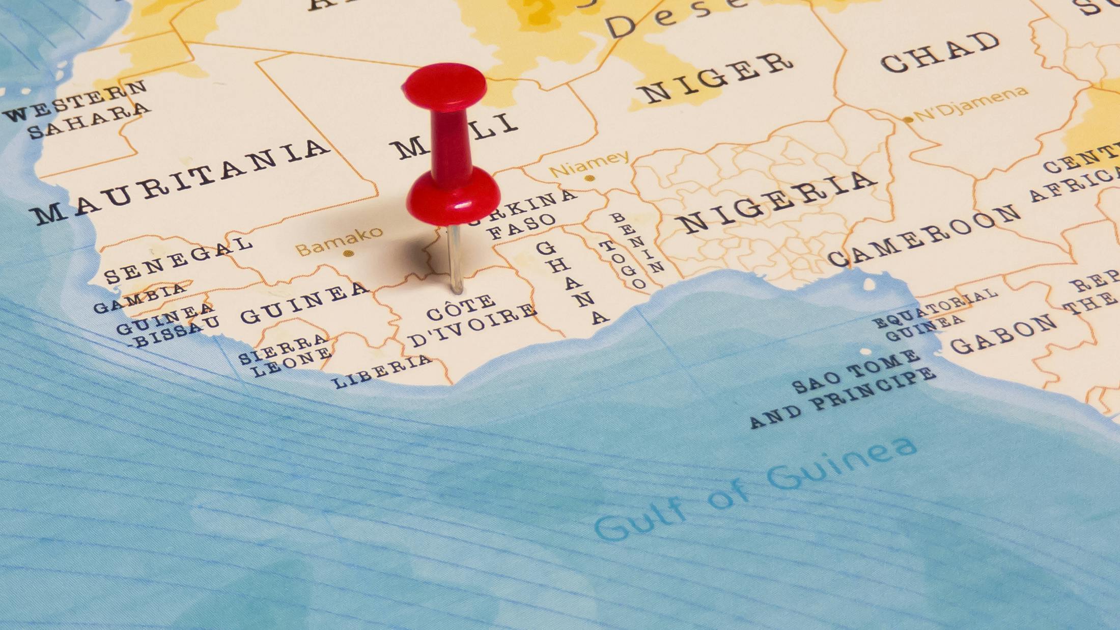 offshore C&ocirc;te d&rsquo;Ivoire map