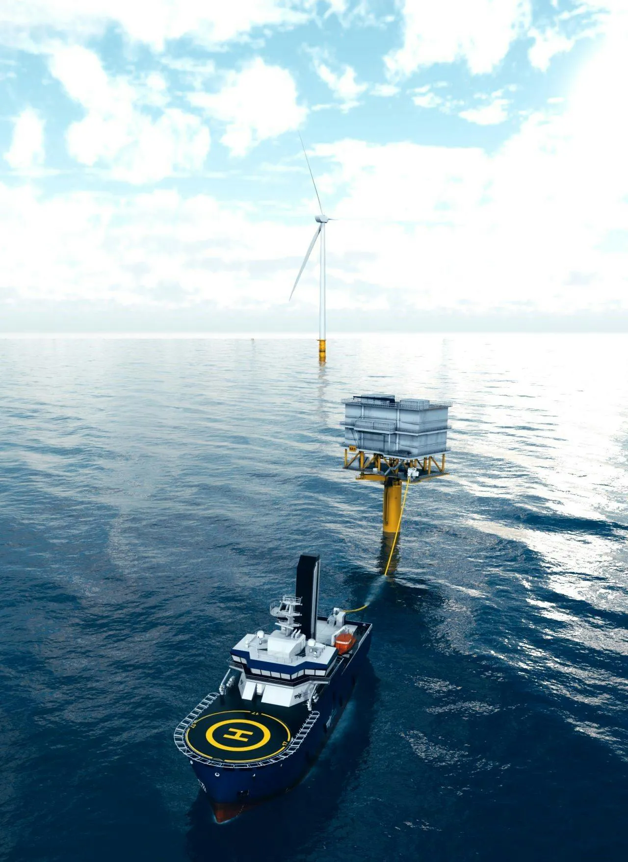 world&rsquo;s first diesel-to-electric retrofit CTV, e-Ginny