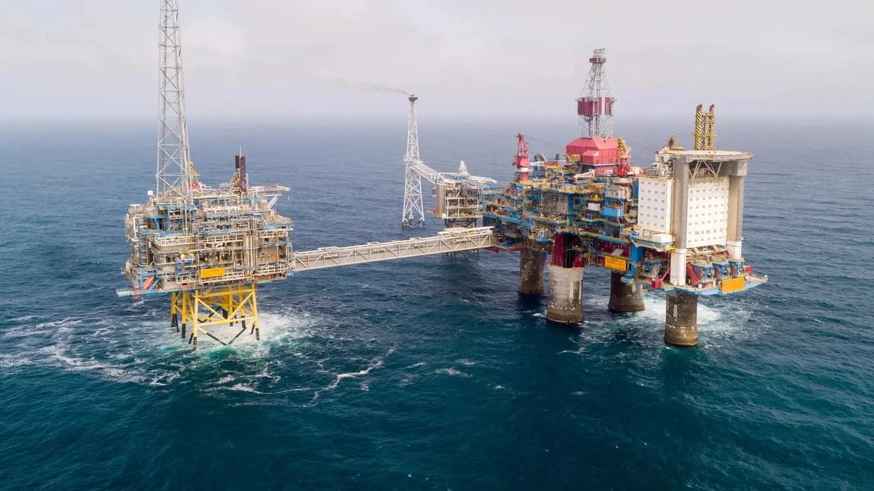 offshore Sleipner Field in the North Sea